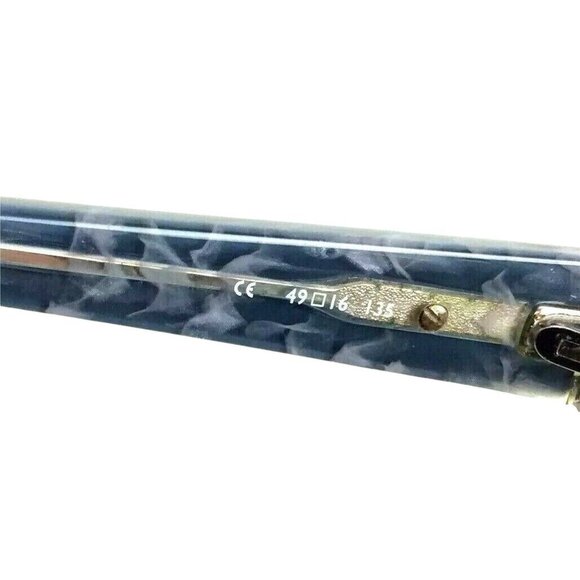 Nine West NW5009 Rectangle Black & Blue Eyeglass Frames 49-16-135 - Picture 7 of 8